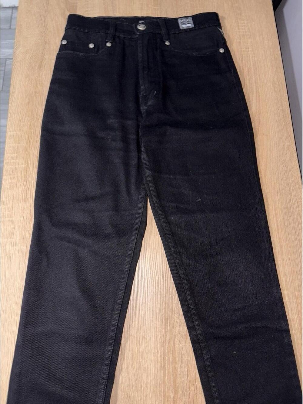 Y2K Rare Versace Jeans Couture Black Pants Medusa Logo sz 29x32 Vintage - Picture 3 of 9